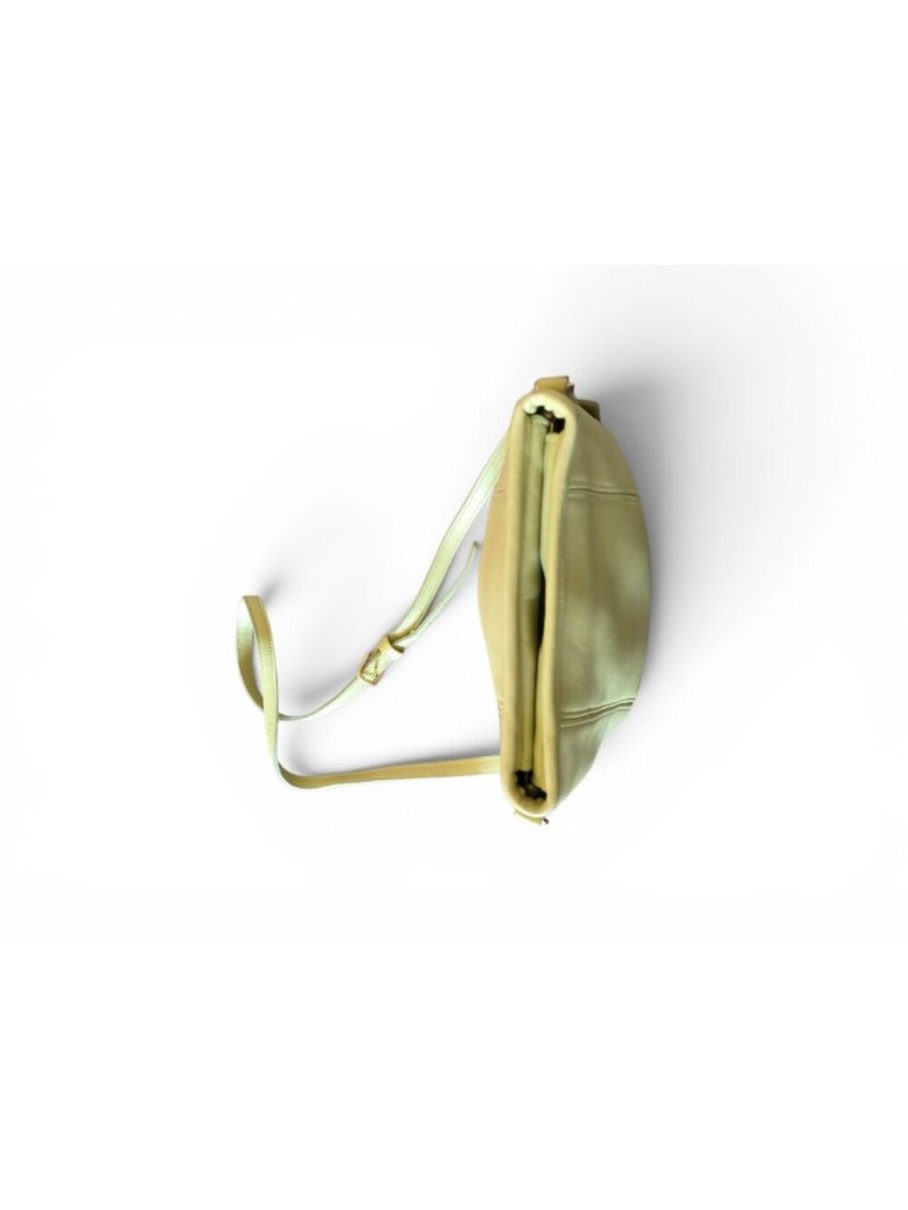Vintage Coach 9990 Lime Pistachio Leather Small Framed Crossbody USA Rare - Picture 16 of 16